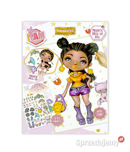 princess magnetic dressup doll lalka z magnesami 4 lata+ sprzedam