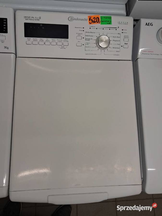 PRALKA GÓRY ŁADOWANA BAUKNECHT Pralki i suszarki Pralki i suszarki