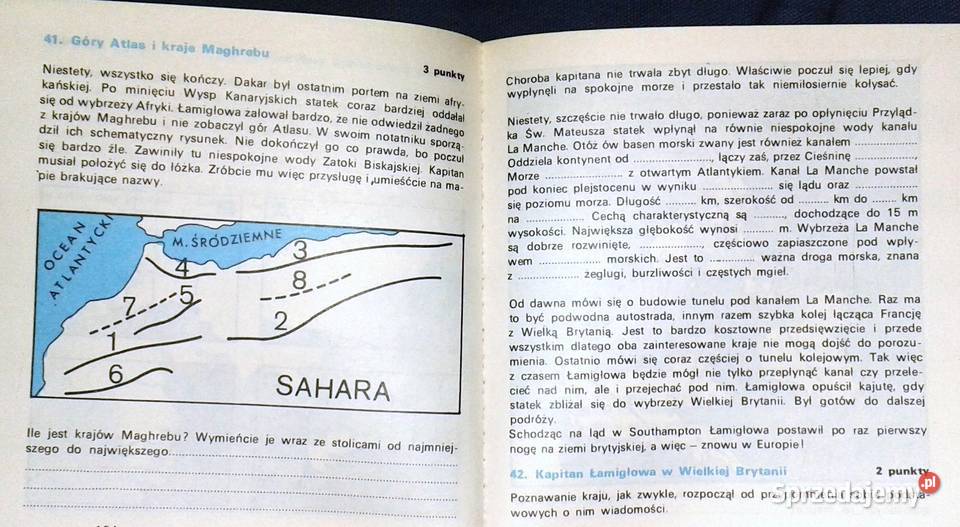 Wyprawa kapitana Łamigłowy w krainę geografii Rok wydania 1980 sprzedam