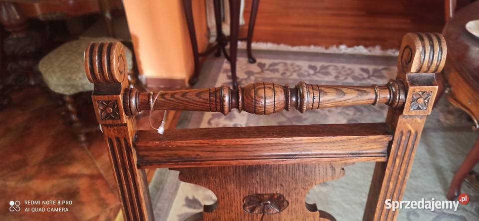 Piękne drewniane krzesło
Eklektyk Wytłaczane Antyki, Sztuka, Kolekcje