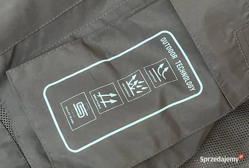 Kurtka damska przeciwdeszczowa i przeciwwiatrowa szary/srebrny Kurtki i płaszcze Gdańsk sprzedam