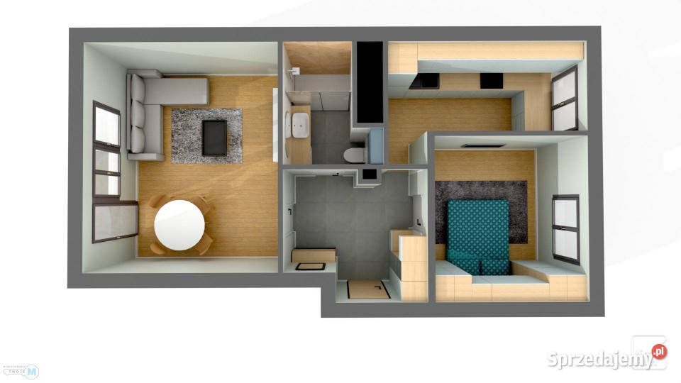 Mieszkanie Kielce 478m2 2 pok 47.8m2 Sprzedaż