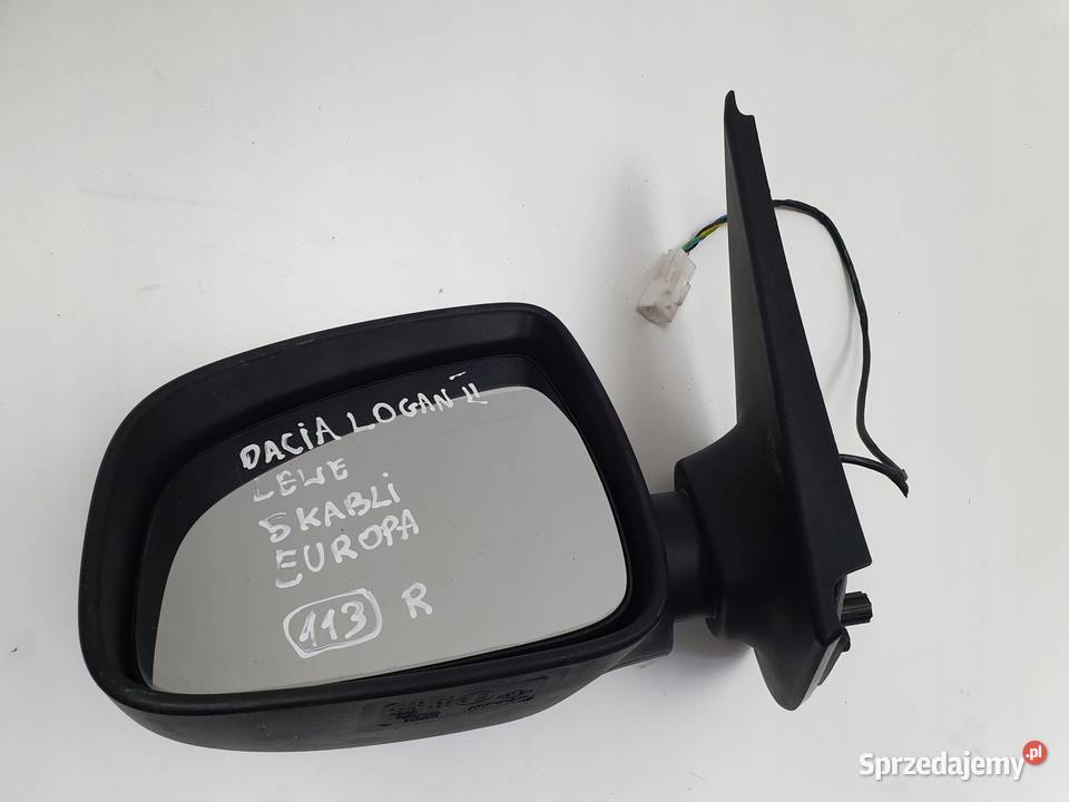 LUSTERKO Dacia Logan II MCV LEWE KIEROWCY 5 Pin Rudka sprzedam
