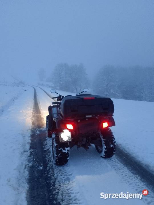 Quad cfmoto long 500 4x4 szary Gumniska