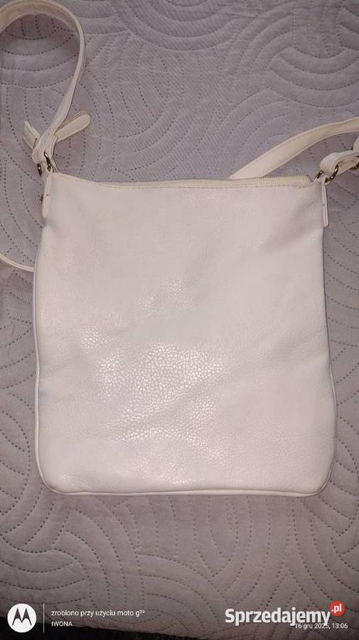 Biała torebka na ramię wielkopolskie Ostrów Wielkopolski
