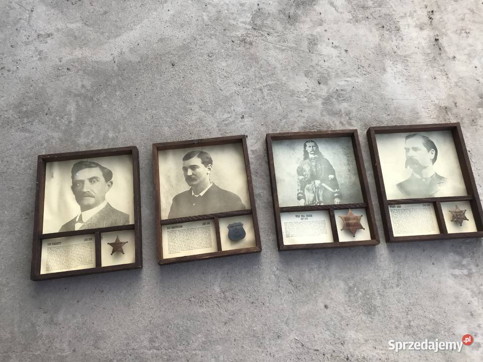 Bohaterowie Dzikiego Zachodu pamiątka z USA Kosianka-Trojanówka