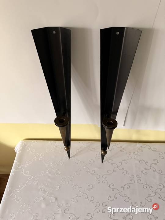 Świeczniki Ścienne Kinkiety Art Deco Vintage Świeczniki śląskie Czerwionka-Leszczyny