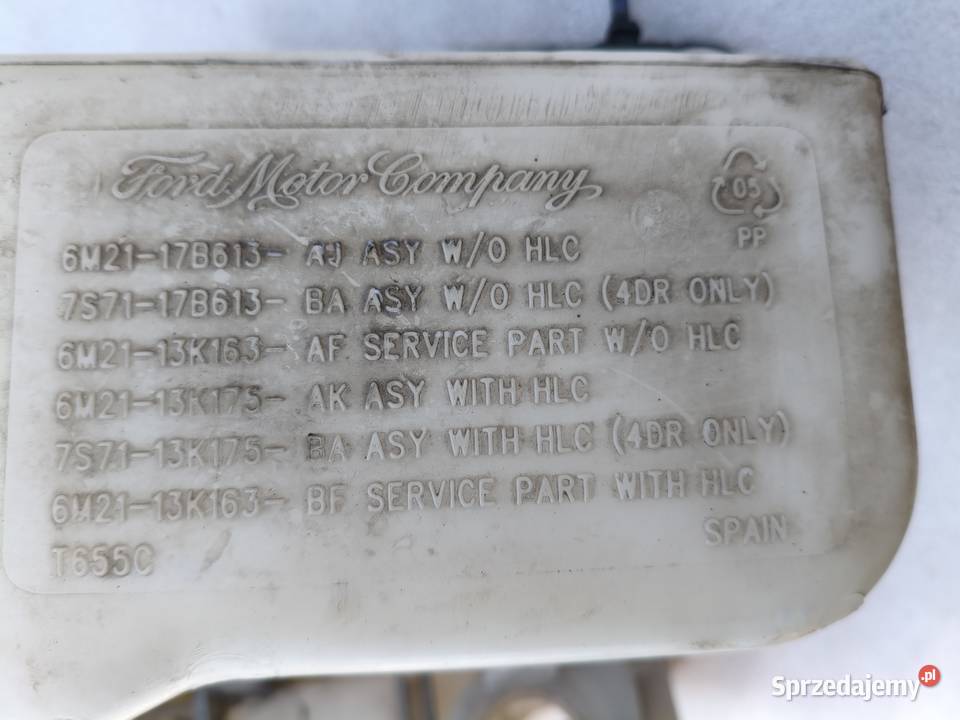 Zbiorniczek Płynu Spryskiwaczy Ford Galaxy S Zbiorniki płynu do spryskiwaczy Wyszków