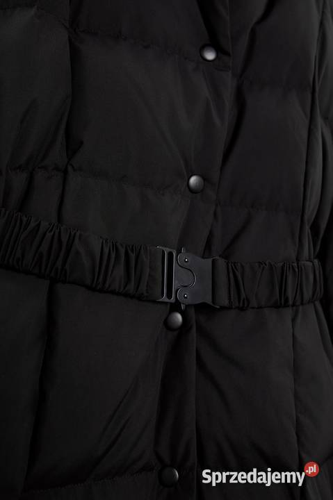 Długi puchowy płaszcz z paskiem Zara XS Sosnowiec