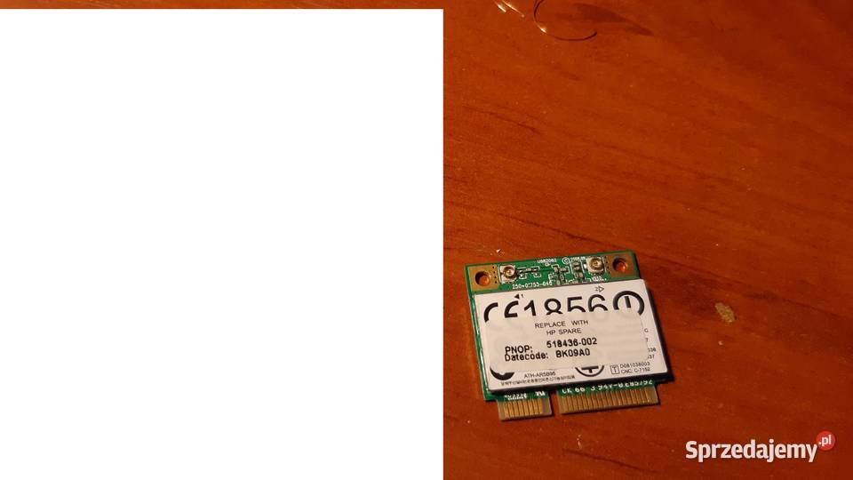 Karta sieciowa wifi i bluetooth HP 518436002 Elektronika Szamotuły sprzedam