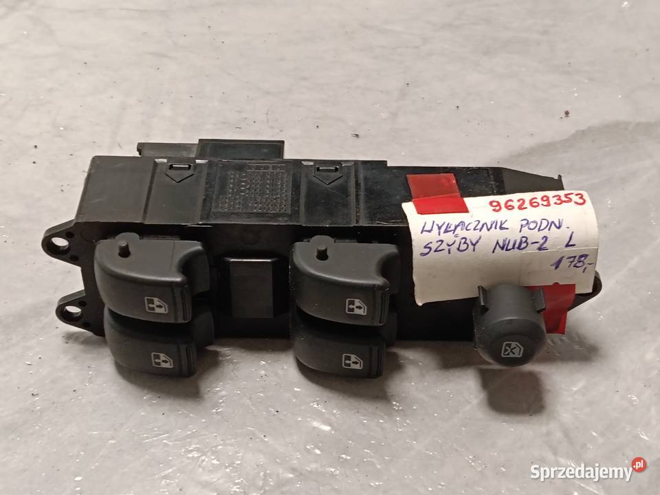 Przełącznik szyb elektrycznych lewy 96269353 Chorzów