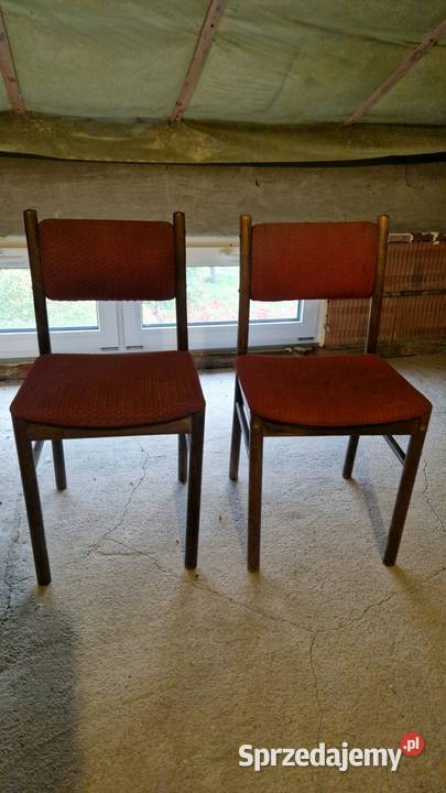 Krzesłokrzesła PRL VINTAGE styl MidCentury Krzesła Złoczew
