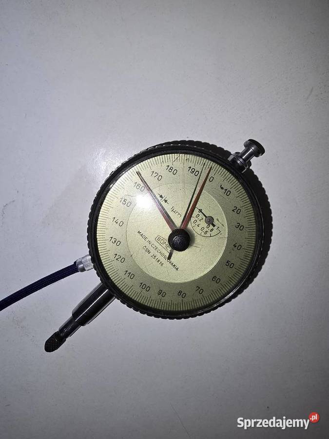 Czujnik zegarowy precyzyjny 1 um 0001mm Czujniki zegarowe Kobyłka