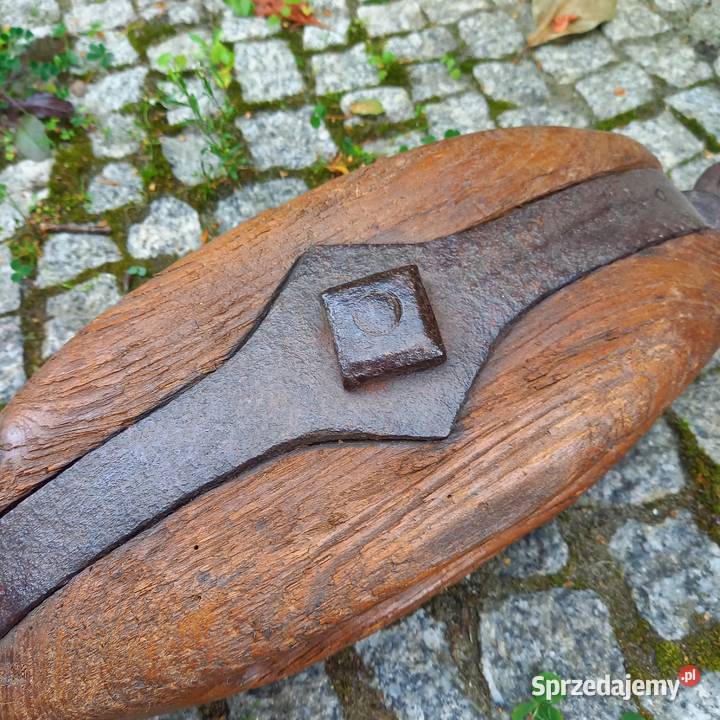 Marynistyka żeglarstwo duży blok linowy bloczek Warszawa