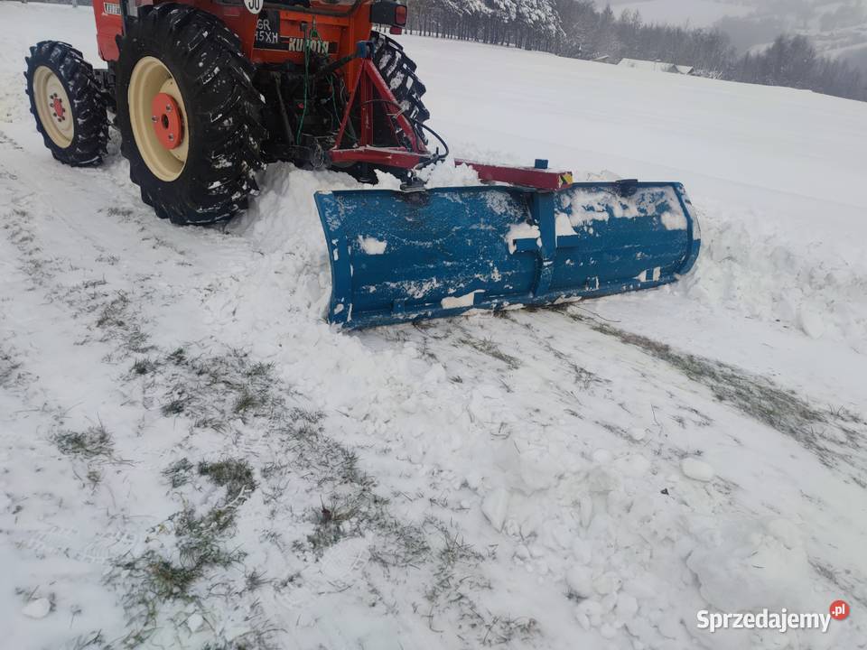 Masywny pług obrotowy do śniegu hydrauliczny nieuszkodzony Bobowa