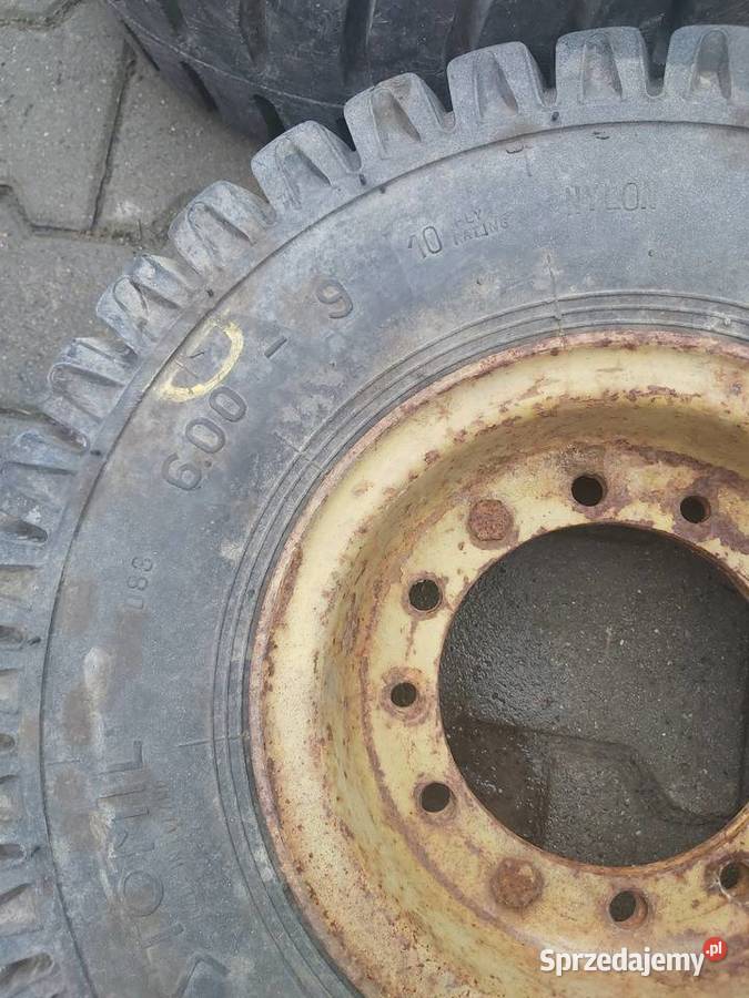 Koła 600 9 wózek widłowy Stomil Baryczka