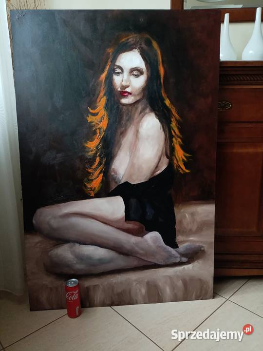 XXL duży obraz olejny Marek Grzegorz Whisper of Poznań