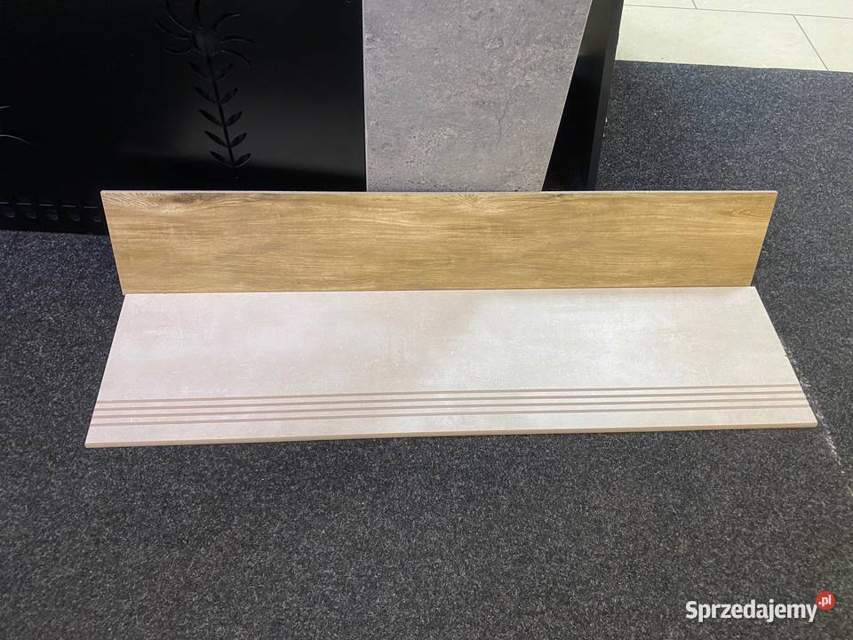 Stopnice gresowe 30x120 podstopnice drewno