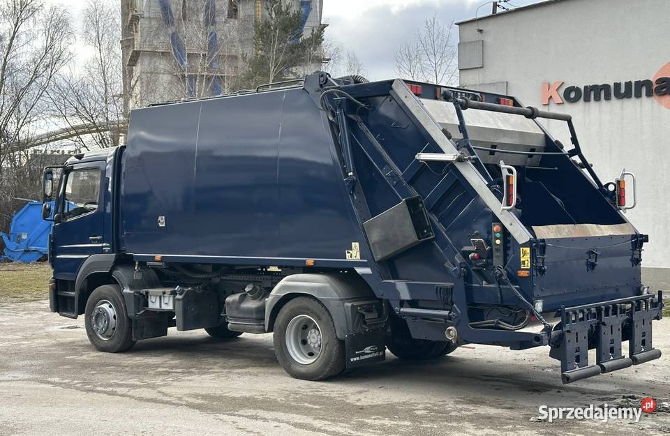 Mercedes Atego 1524 śmieciarka dwie komory14m3