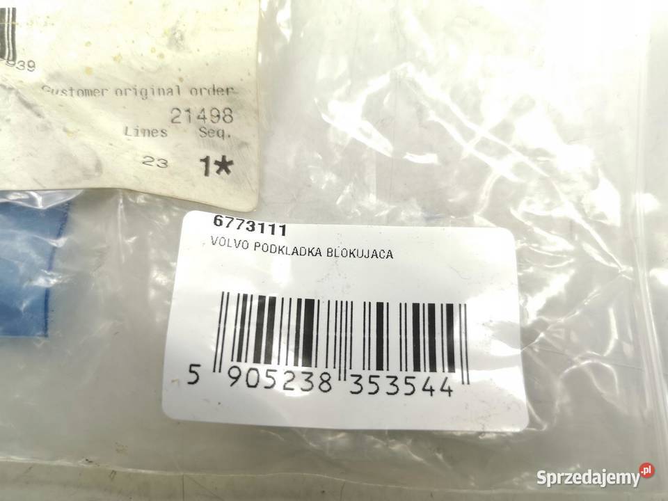 PODKŁADKA BLOKUJĄCA VOLVO NOWA ORYGINAŁ 6773111