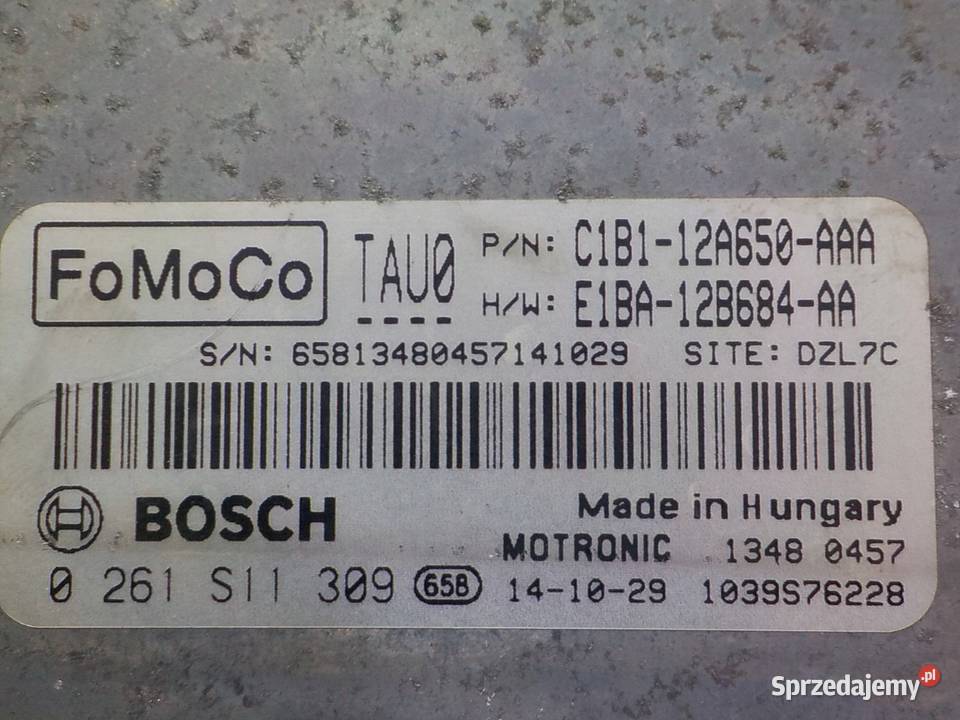 FORD FIESTA MK7 LIFT 10 B 14r HB 5D sterownik mazowieckie sprzedam