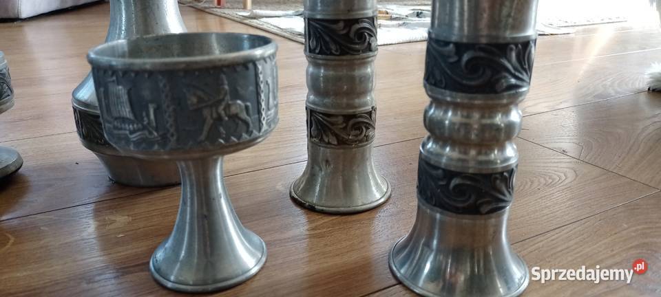 Cynowe naczynia dekoracyjne Marczyce