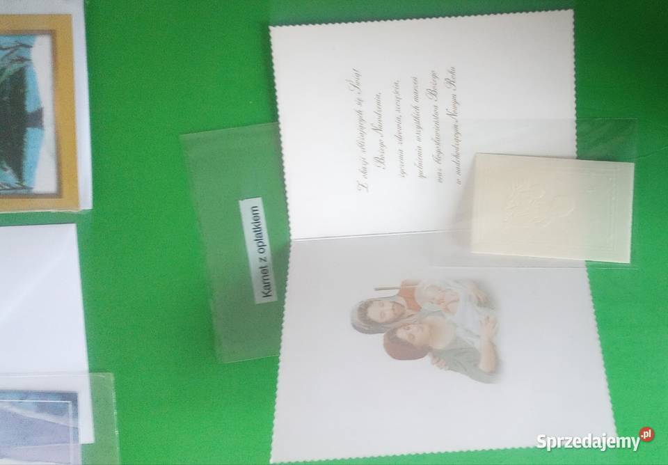 Pocztówki z lat PRL z kolędą Warszawa