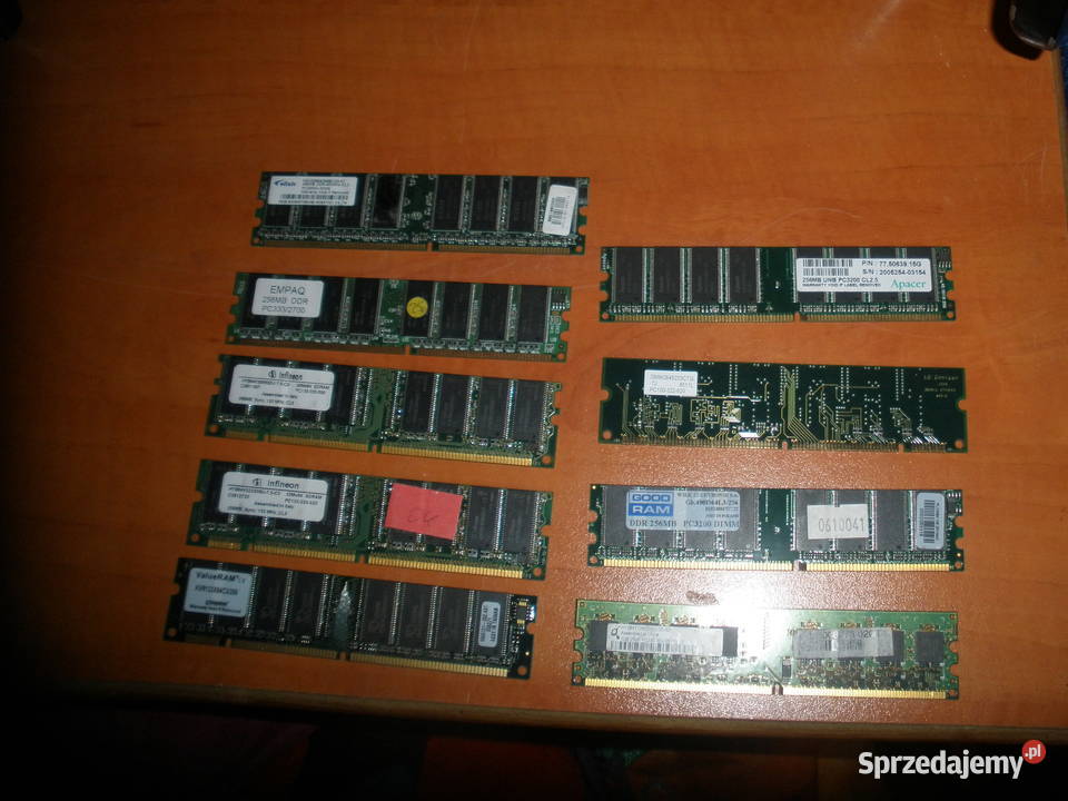 Pamięci RAM DDR 256 MB 9 małopolskie Kraków