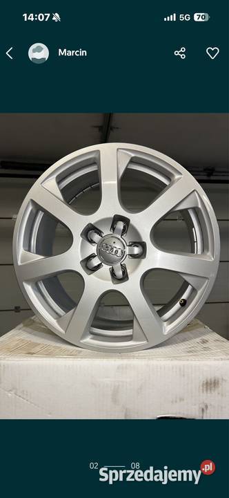 Alufelgi Audi 17 5x112 nowe E7Jx17H2ET37 Wiązownica Duża