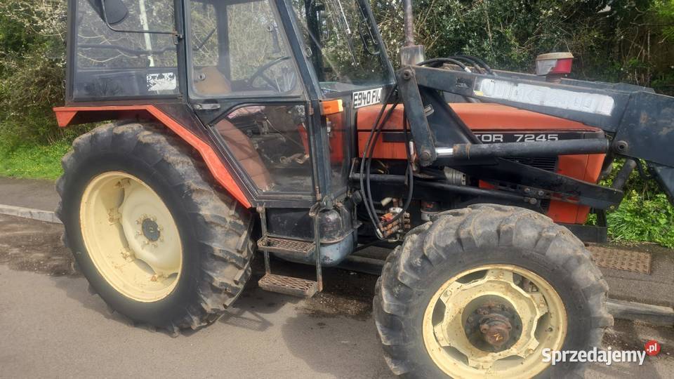 Ciągnik Zetor Zetor 7245 zetor warmińsko-mazurskie Biskupiec sprzedam