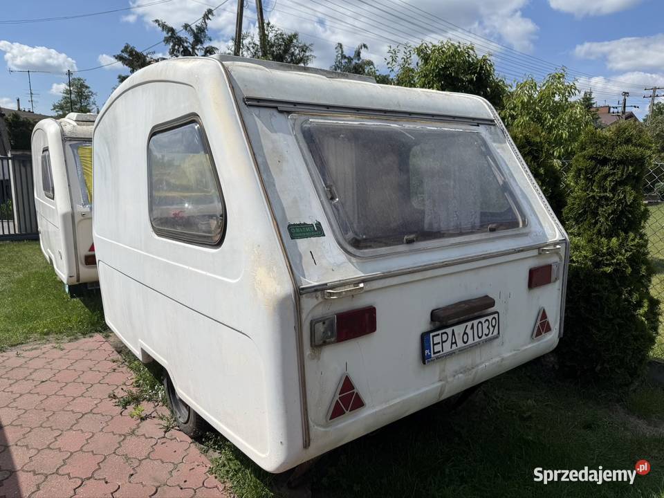 Przyczepa kempingowa Niewiadów N126 1977r 1 Motoryzacja Pabianice