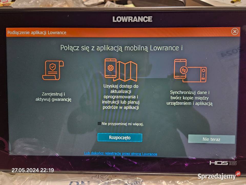 Echosonda Lowrance HDS16 Live z Active Imaging 3 Brodnica sprzedam