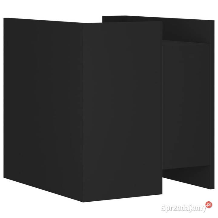 Szafka nocna czarna 45x50x50 materiał Warszawa