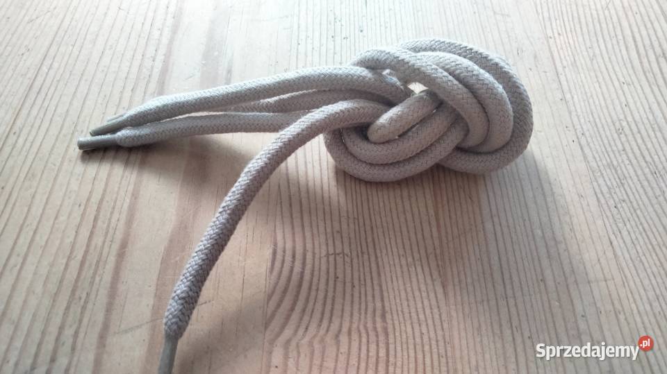 Sznurowadła okrągłe grube długość 60 kolor jasny Ostrów Wielkopolski