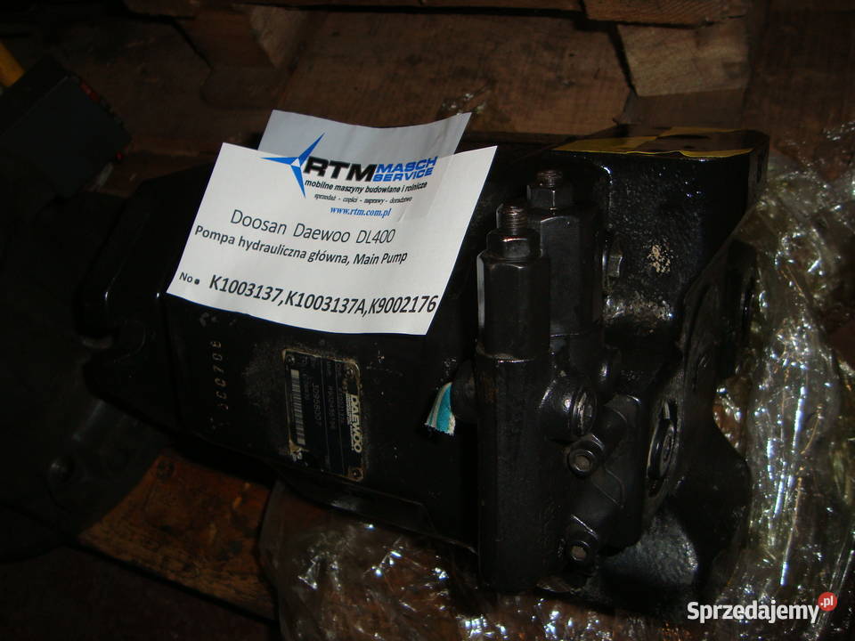 Doosan Daewoo Rexroth pompa K1003137A