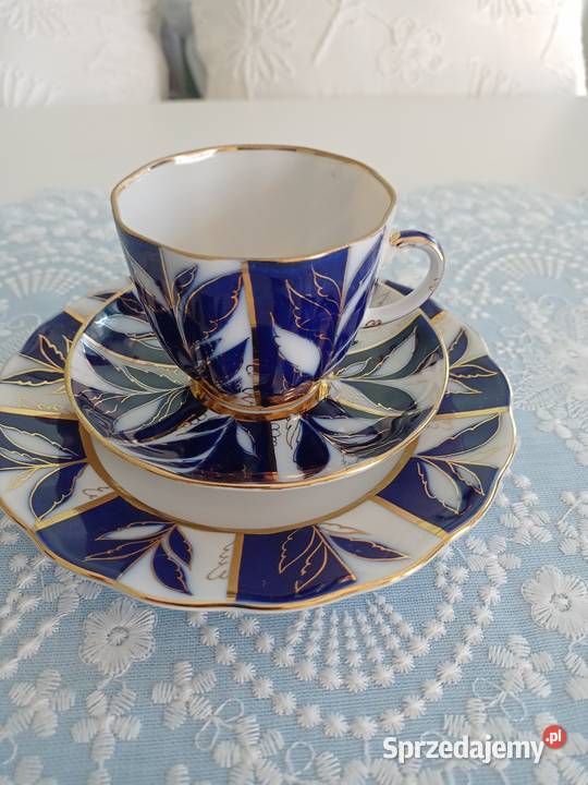Trio porcelana Łomonosov wielkopolskie Poznań