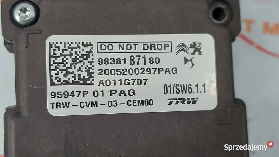 PEUGEOT 2008 II 20r kamera A011G707 95947P01PAG Wyposażenie elektryczne świętokrzyskie Kielce sprzedam