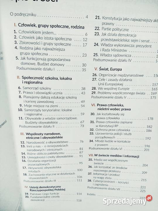 Wiedza o społeczeństwie książki używane mazowieckie Warszawa