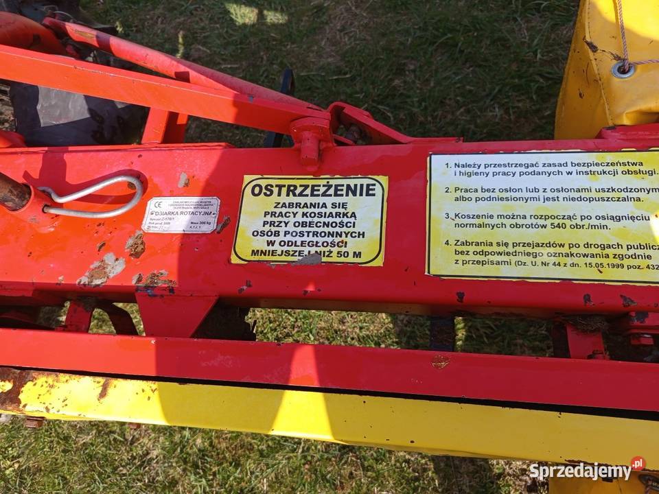 Kosiarka rotacyjna Z176 135 z końcówki 2020 roku Rotacyjne małopolskie Nowy Wiśnicz