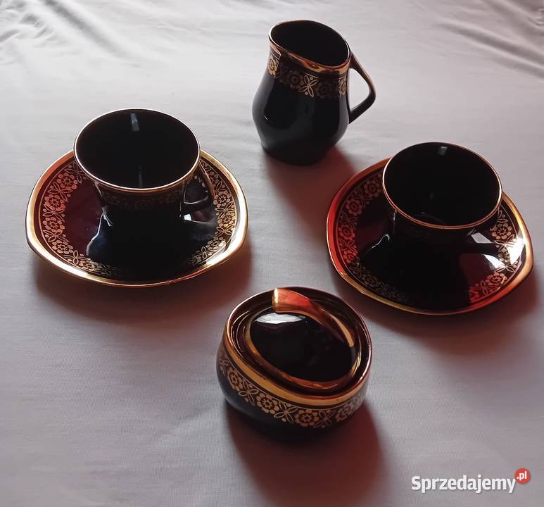 Zestaw kawowy 2 osób porcelit Chodzież fason Iza wielkopolskie