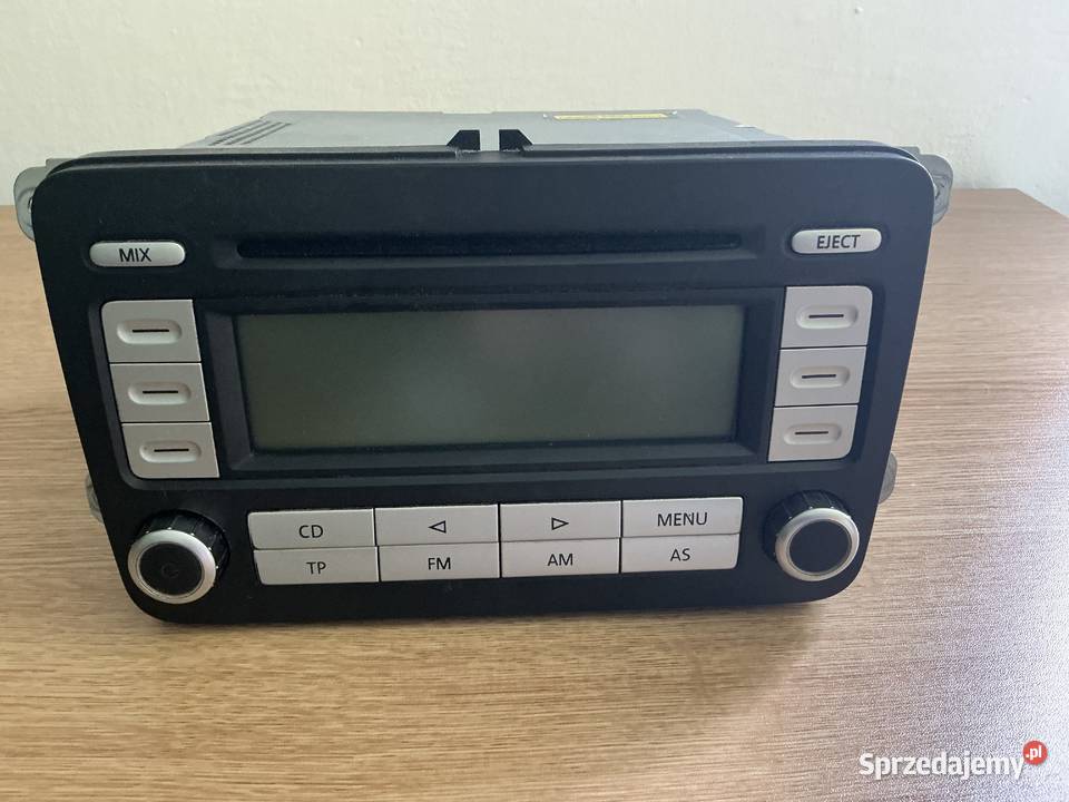 Oryginalne radio Volkswagen RCD 300 PIN Golf V Fabryczne