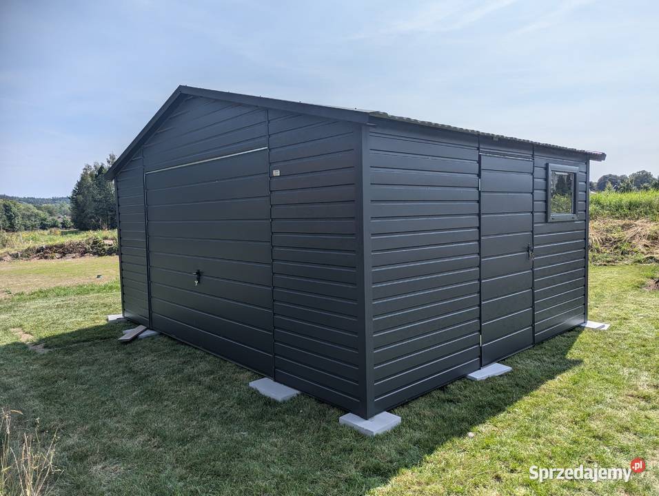 garaż blaszany 12x6 9x6 wiata hala pod warsztat Sucha Beskidzka