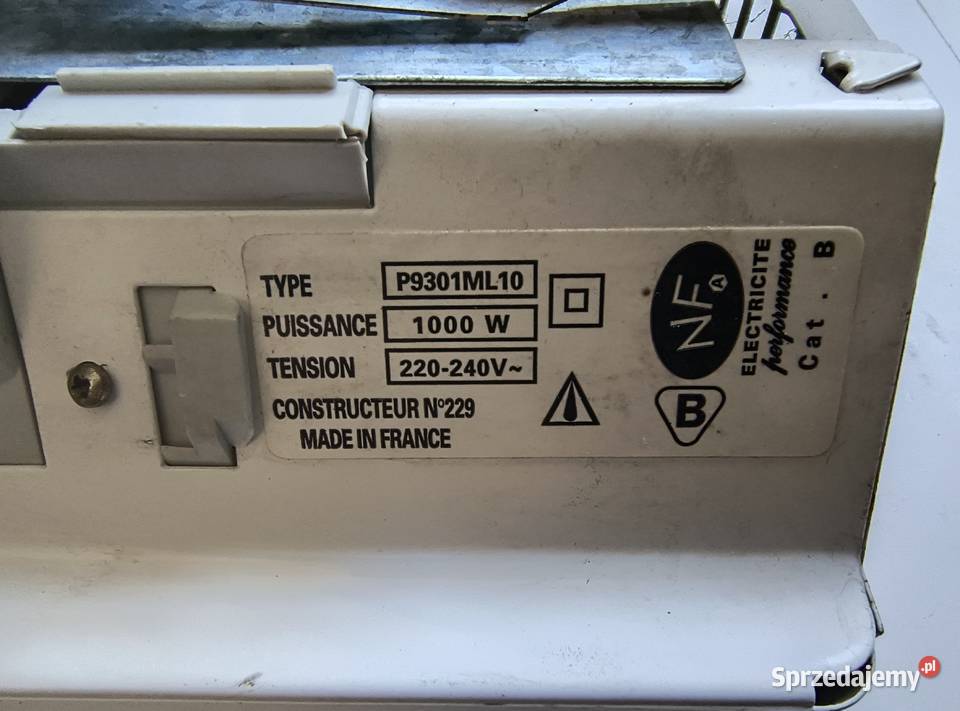 Grzejnik konwektorowy Airelec 1000 W Katowice