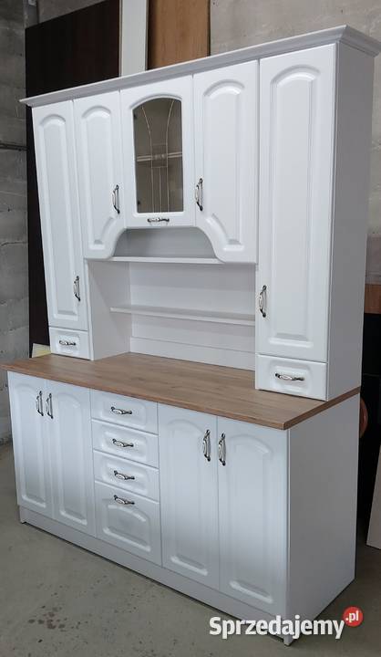 MEBLE KUCHENNE Kredens portal biały 160 m długi Radomsko