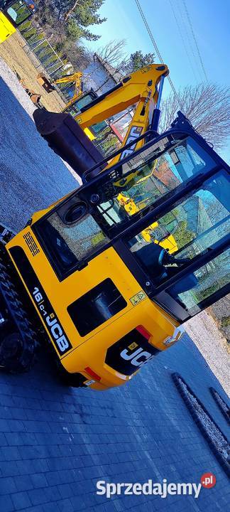 JCB 16 C1 mini koparka 3 łyżki 19c1 sprowadzona Rok produkcji 2022 sprzedam