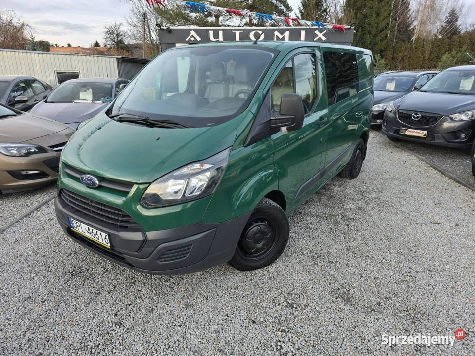 Ford Transit Custom Brygadówka 6 os HAK Skóry Świdnica