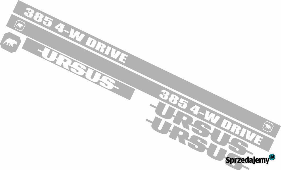 naklejki ursus c 385 4w drive Jeżewo