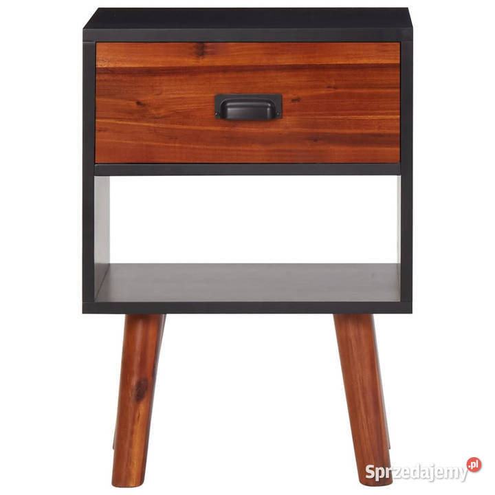 Szafka nocna z litego drewna akacjowego 40x30x57