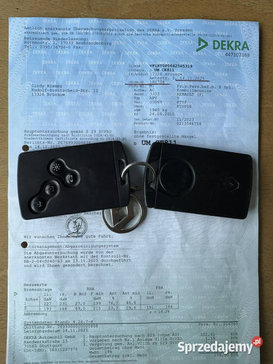 Renault Laguna wielofunkcyjna kierownica zachodniopomorskie Szczecin
