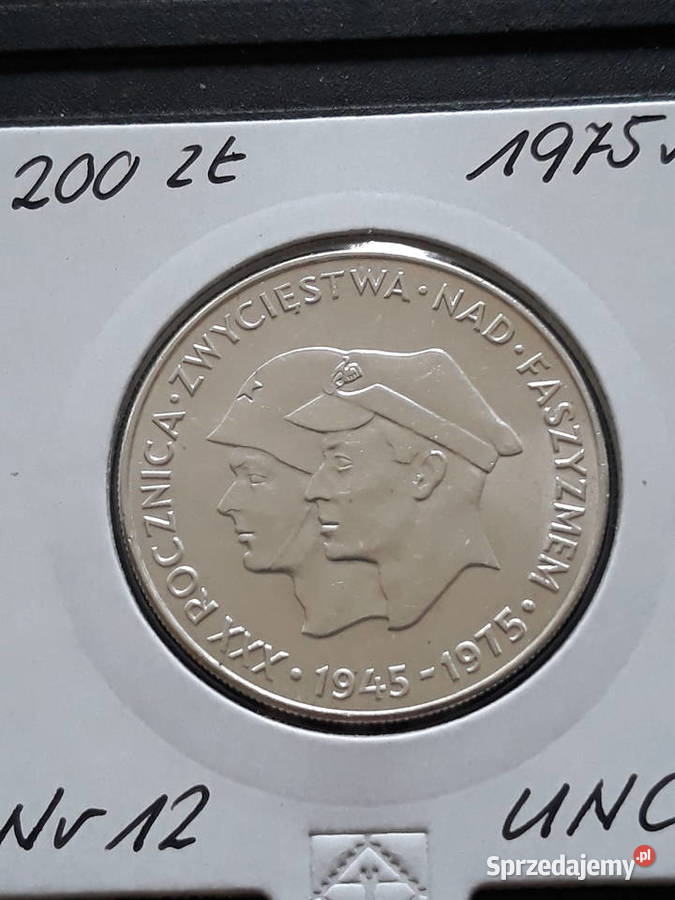 200 XXXrZwycięstwa Faszyzmem 1975 r12mennicze Konin